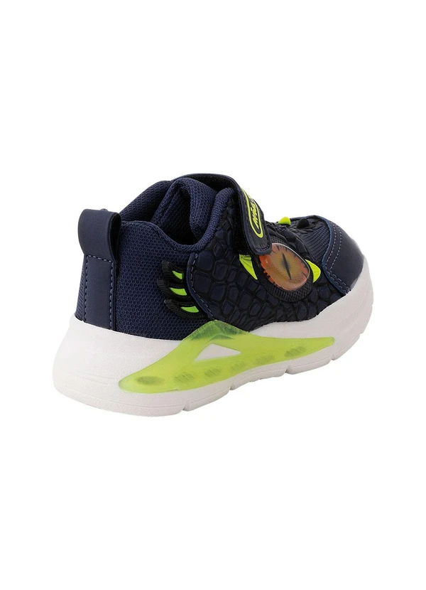 Perfecta - Tênis Infantil Marinho com Arte de Dinossauro 2