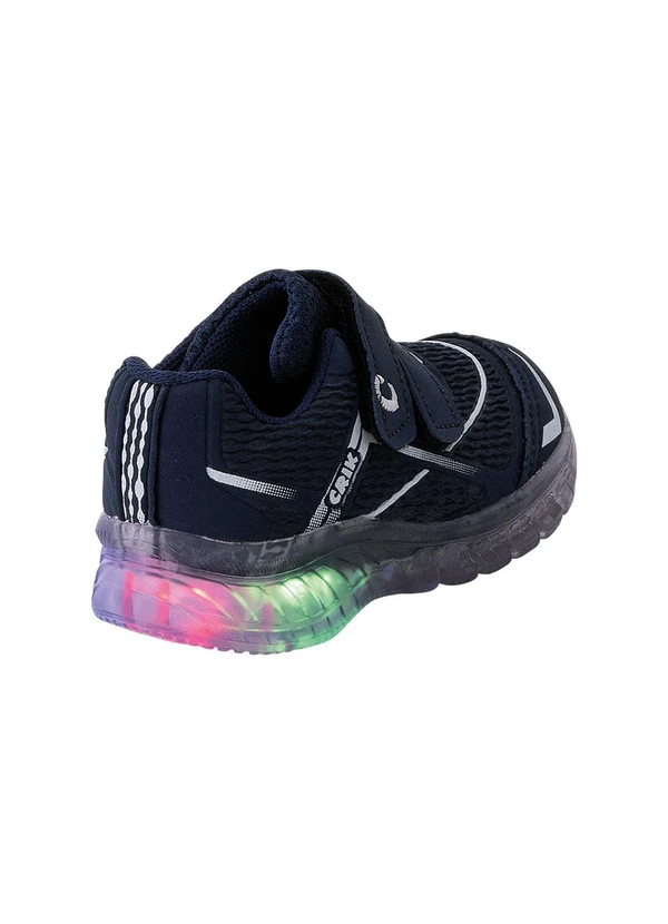 Perfecta - Tênis Infantil Marinho com Fechamento em Velcro 2