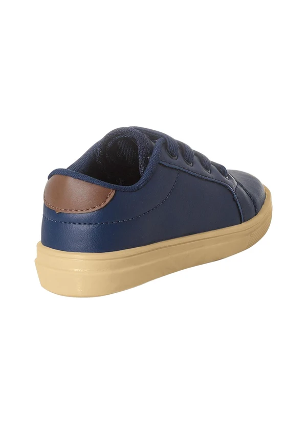 Perfecta - Tênis Infantil Marinho em Sintético 2