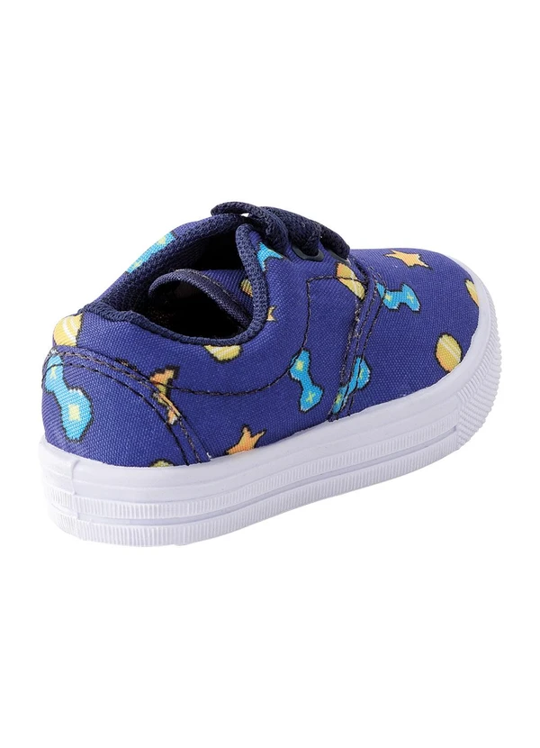 Perfecta - Tênis Infantil Menino Azul em Tecido 2