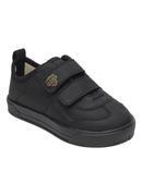 T�nis Infantil Preto com Fechamento em Velcro
