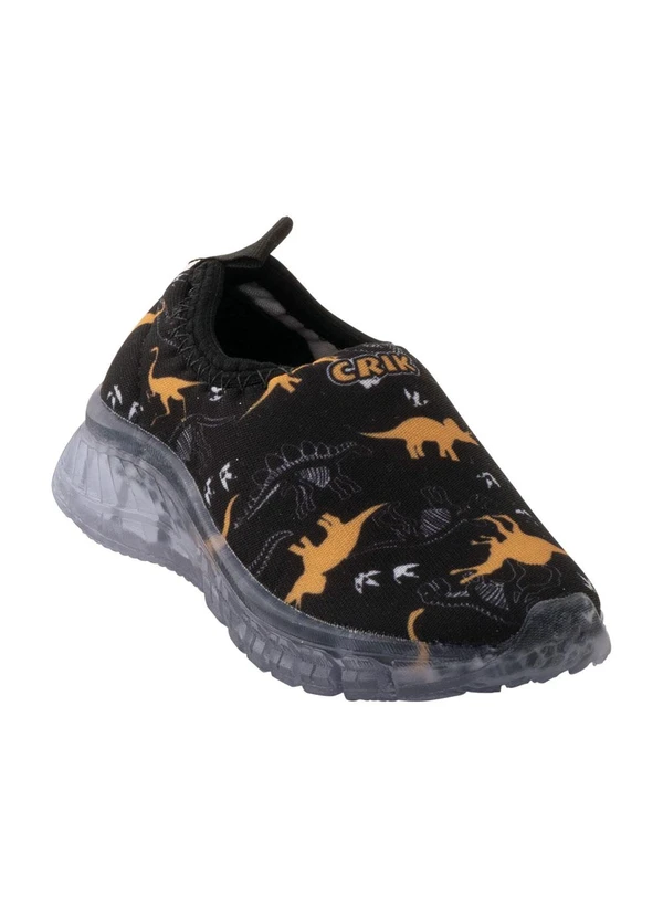 Perfecta - Tênis Infantil Preto com Luzinha