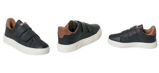 T�nis Infantil Preto com Velcro Duplo