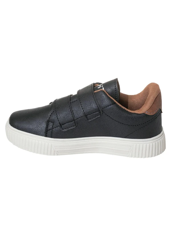 tênis preto tenis com velcro infantil masculino