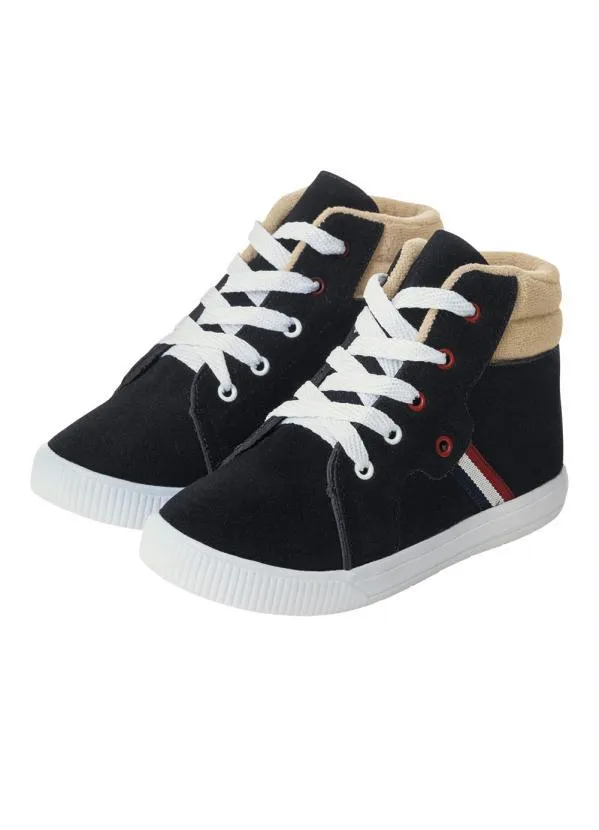 Perfecta - Tênis Infantil Preto em Camurça 4