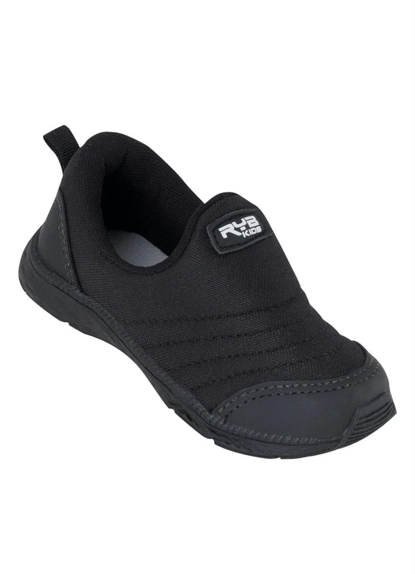 Perfecta - Tênis Infantil Preto em Tecido