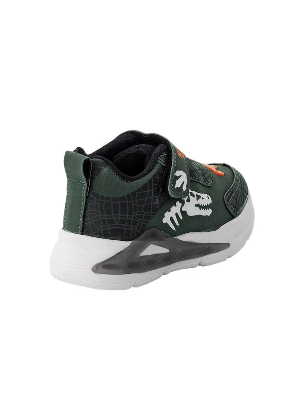 Perfecta - Tênis Infantil Verde com Velcro e Elástico 2