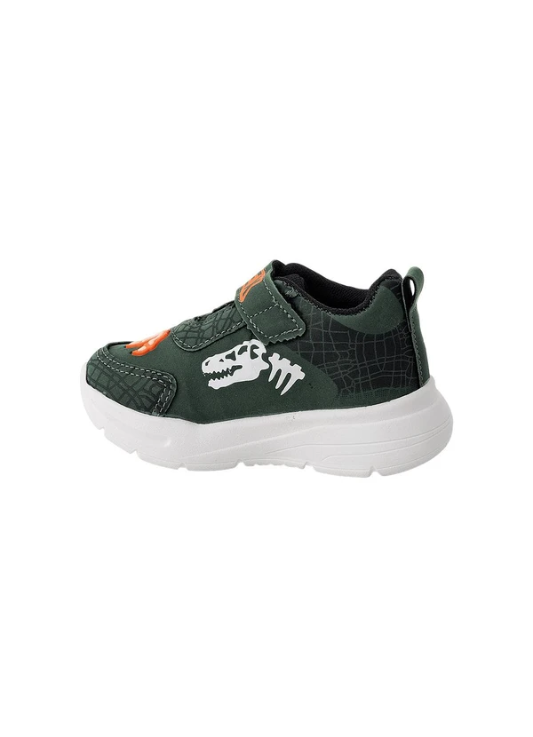 Perfecta - Tênis Infantil Verde com Velcro e Elástico 3