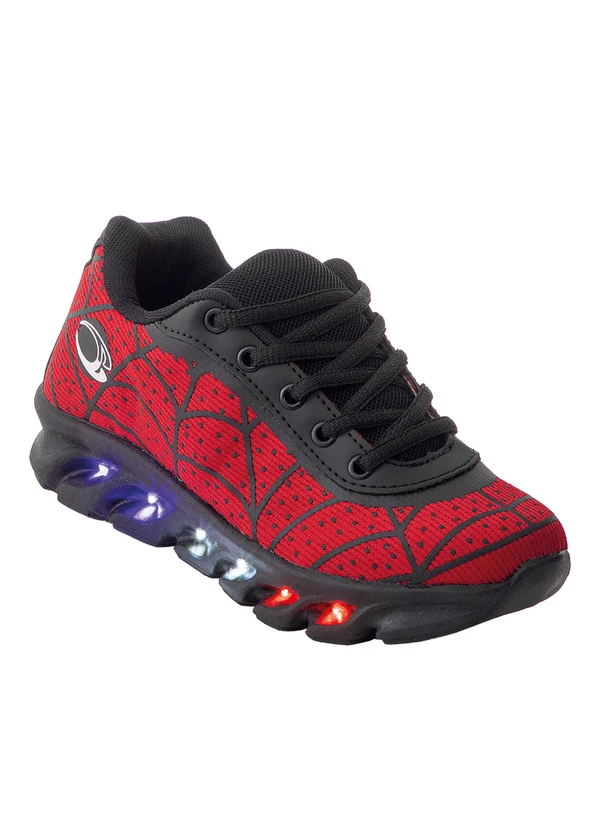 Perfecta - Tênis Infantil Vermelho com Luzinha