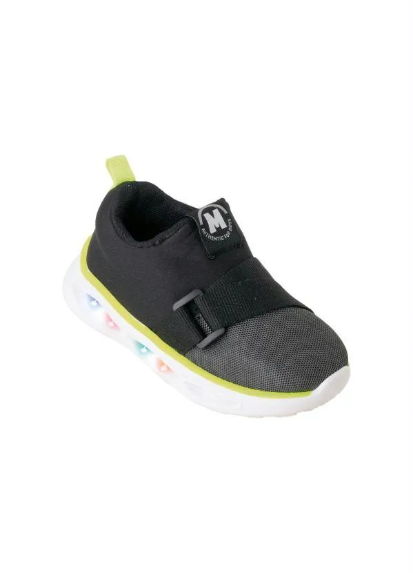 Molekinho - Tênis Molekinho Preto em Tecido com Eslático
