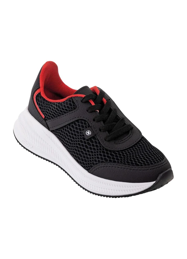 Molekinho - Tênis Molekinho Preto em Tecido e Sintético