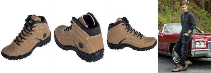 Bota Caramelo com Solado Emborrachado