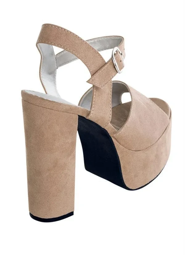 Perfecta - Sandália Meia Pata Bege 2
