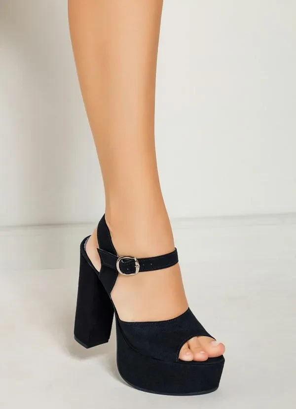 Perfecta - Sandália Meia Pata Preta 4