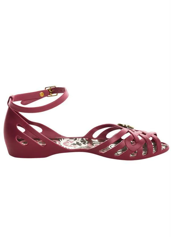 Perfecta - Sandália Bordô Detalhe Laço 3