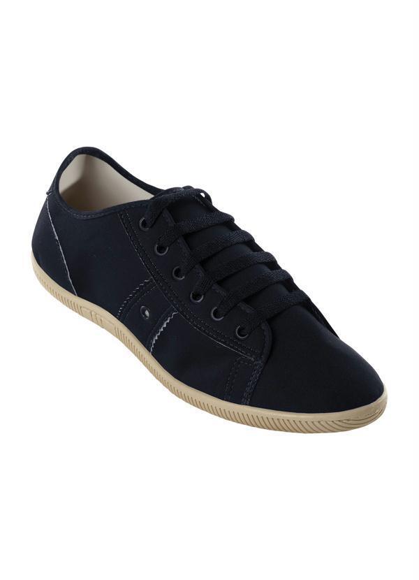 Perfecta - Sapatênis Masculino Preto Detalhe de Listras
