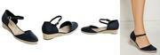 Sandlia Anabela Preta Salto Baixo