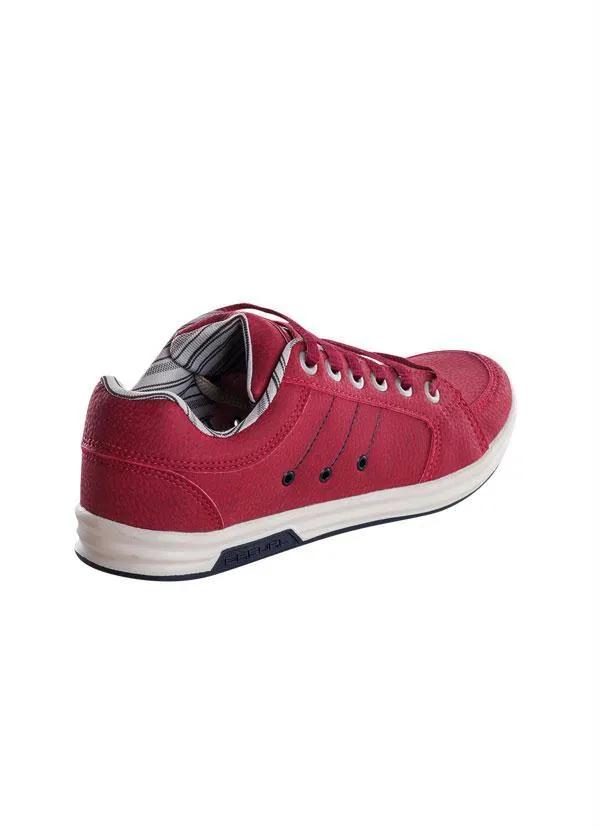 Outlet - Sapatênis Estilo Vermelho com Cadarço 2