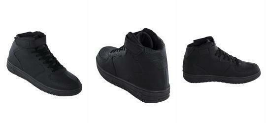 T�nis Cano Alto Masculino Preto