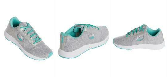 Tnis Cinza e Turquesa