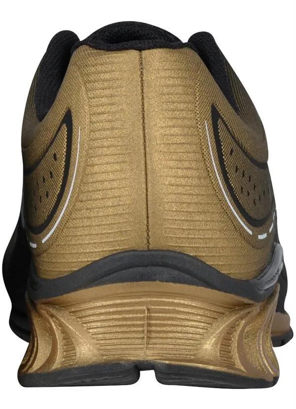 Fila - Tênis Fila Cage Python Preto e Dourado 2