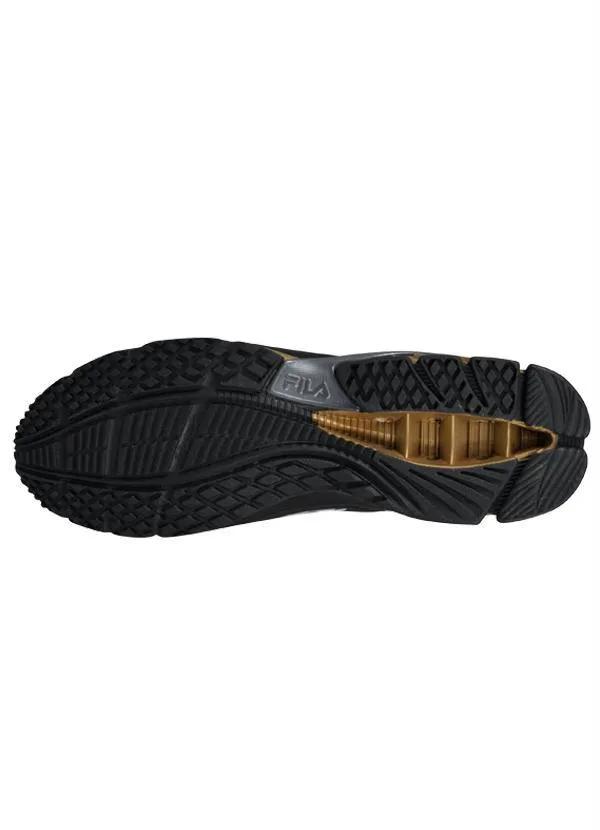 Fila - Tênis Fila Cage Python Preto e Dourado 5