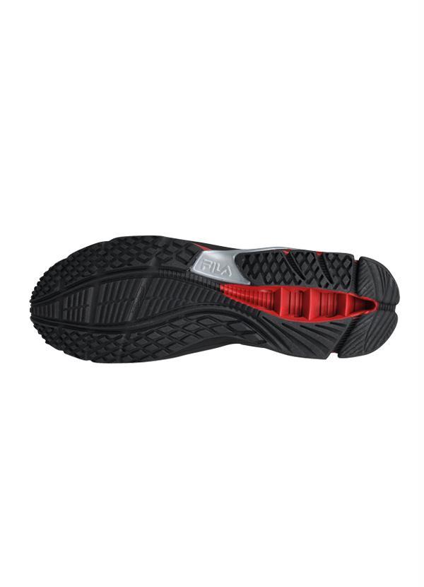 Fila - Tênis Fila Cage Python Preto e Vermelho 5