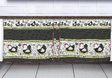 Cortina para Pia Galinha 150x70 cm