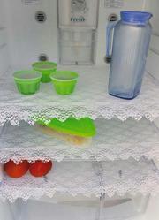 Jogo de Toalhas para Geladeira Renda 3 Peas