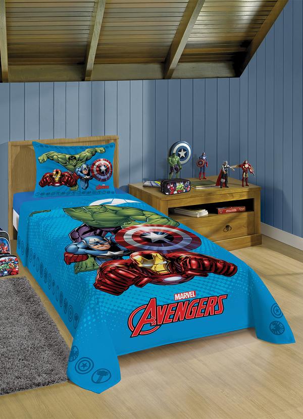 Lepper - Sobre Lençol Avengers Solteiro 1 Peça 1