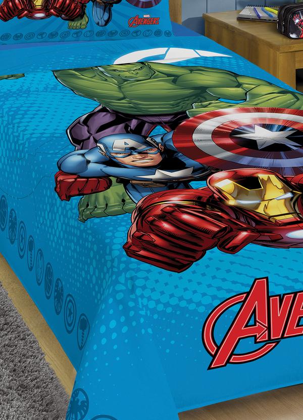 Lepper - Sobre Lençol Avengers Solteiro 1 Peça 2