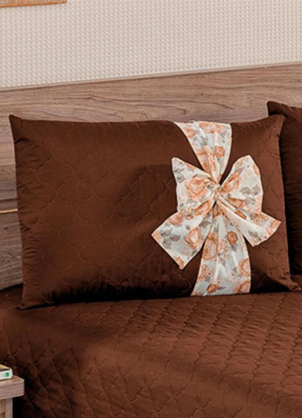 Lar e Lazer - Jogo de Cobre Leito Tabaco Casal 3 Peças 2