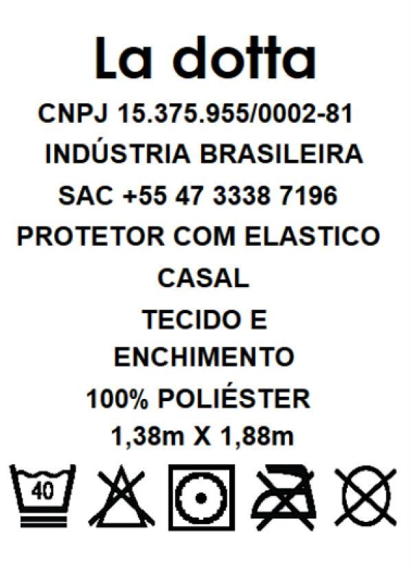 Lar e Lazer - Protetor de Colchão Impermeável Branco Casal 3