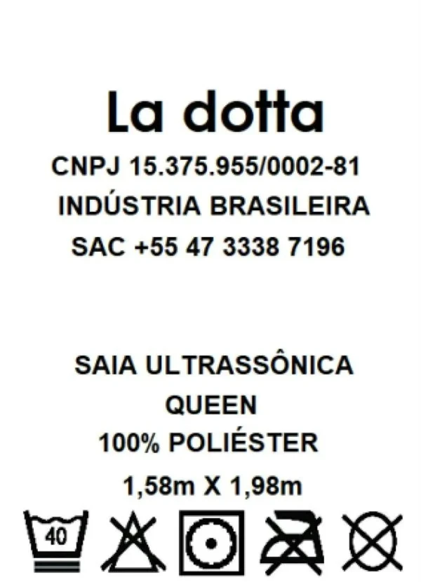 Lar e Lazer - Saia Box Matelada Branca Queen 1 Peça 3