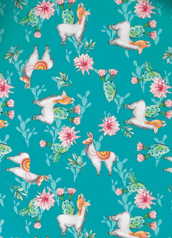 Portallar - Jogo de Cama Malha Lhama Solteiro 2 Peças 3