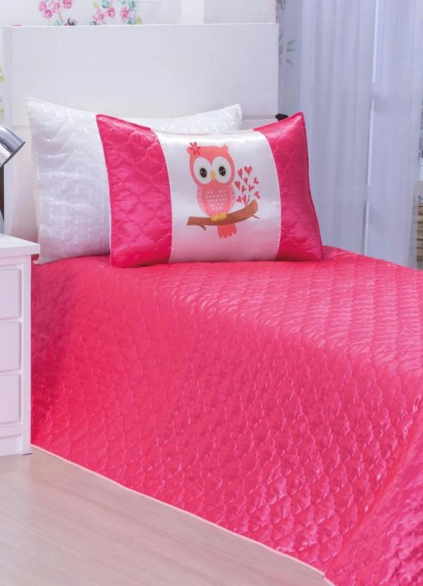 Lar e Lazer - Jogo de Cobre Leito Coruja Solteiro 2 Peças