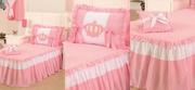 Jogo de Colcha Rosa Solteiro 3 Pe�as