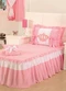Lar e Lazer - Jogo de Colcha Rosa Solteiro 3 Peças - variação: Rosa (Solteiro)
