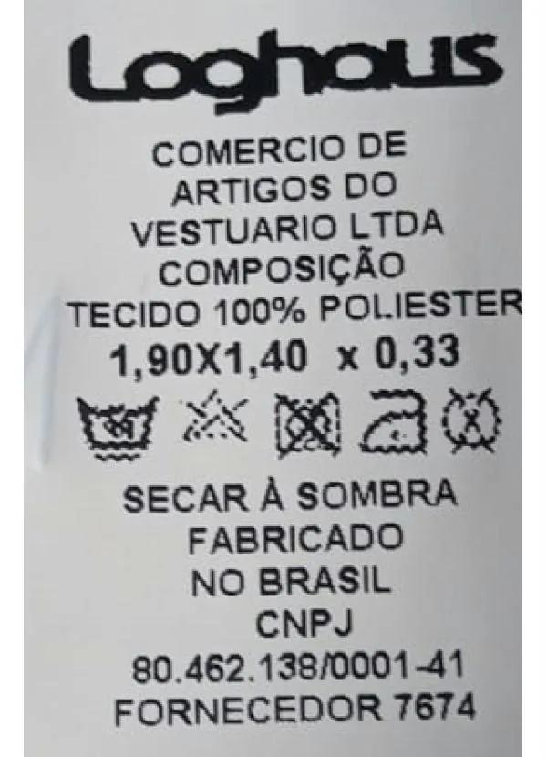 Lar e Lazer - Saia Box Bordada Caqui Casal 1 Peça 2