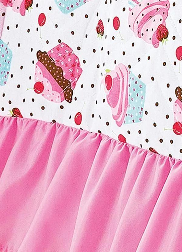 Lar e Lazer - Jogo de Colcha Cupcake Solteiro 3 Peças 3