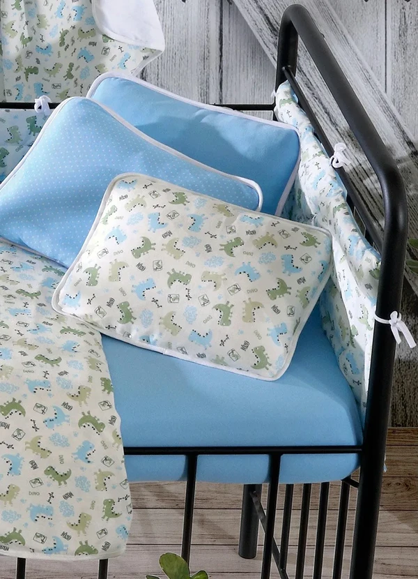 Sul Brasil - Protetor de Berço Malha Fofossauro 3 Peças 2