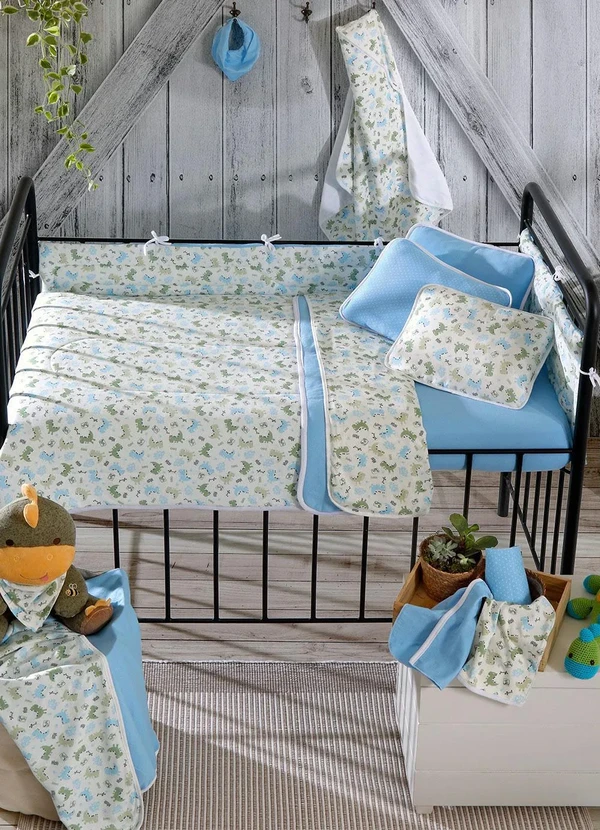 Sul Brasil - Protetor de Berço Malha Fofossauro 3 Peças 3