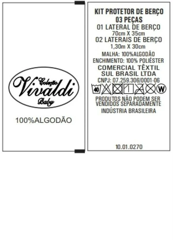 Sul Brasil - Protetor de Berço Malha Fofossauro 3 Peças 4