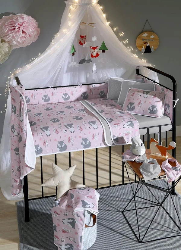 Sul Brasil - Protetor de Berço Malha Raposa Berço 3 Peças 3