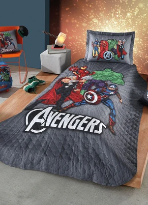 Hedrons - Jogo Cobre Leito Disney Avengers Universe - HEDRONS