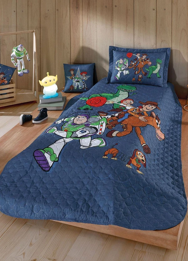 Hedrons - Jogo Cobre Leito Disney Toy Story Colorido
