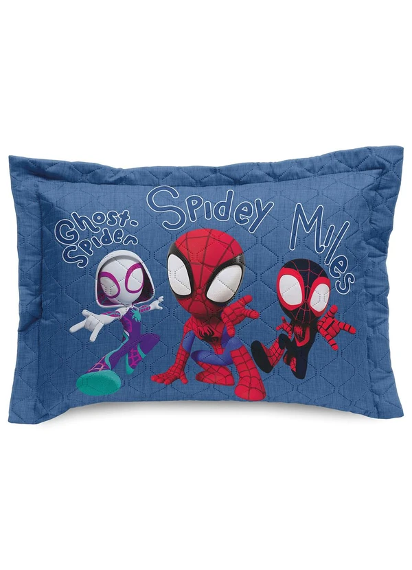 Hedrons - Porta Travesseiro Disney Spidey Time Colorido