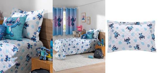 Porta Travesseiro Disney Stitch 1 Pe�a