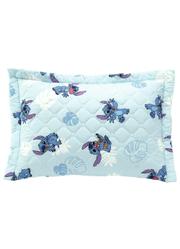 Porta Travesseiro Disney Stitch Folhas Colorido