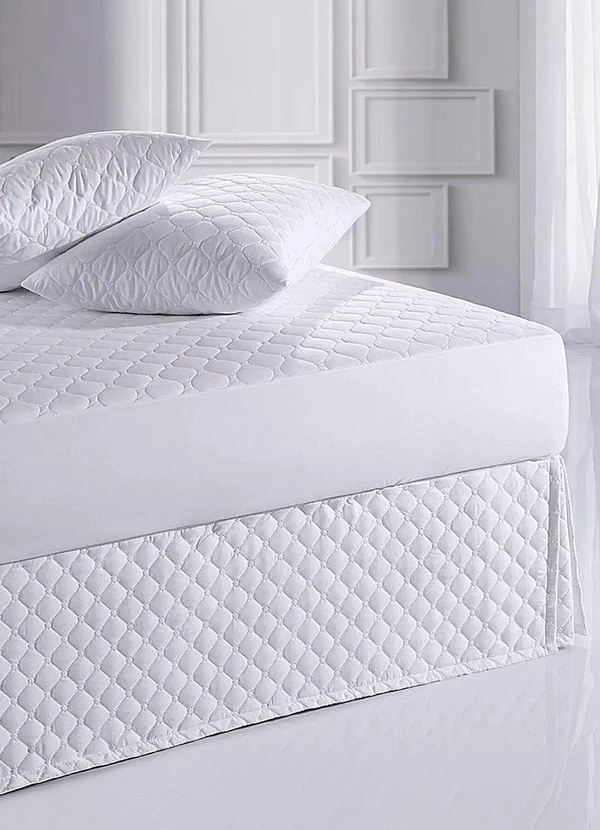 Rovitex - Protetor de Colchão Impermeável Solteiro Branco